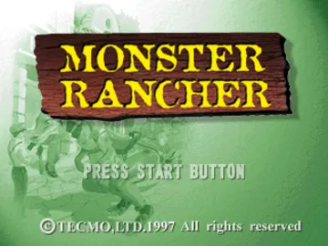 Monster Rancher (US) screen shot title